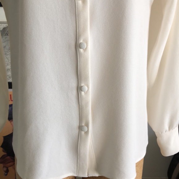 SEZANE Cream-white shirt Size 36 - Picture 6 of 11